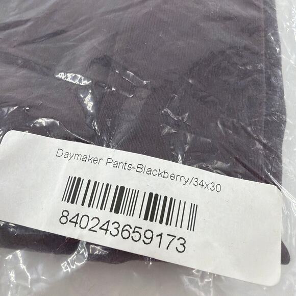 Public Rec Men's BlackBerry Daymaker All Day Everyday Gamechanger Pants Size 34 - Picture 3 of 12